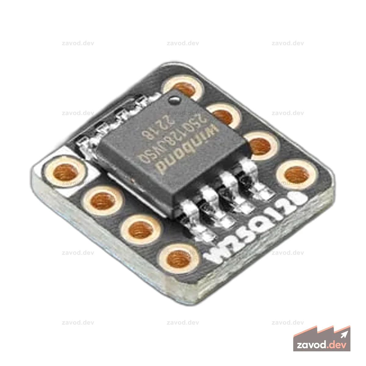 Коммутационная плата Adafruit QSPI DIP — W25Q128 — 128 МБ, 16 МБ