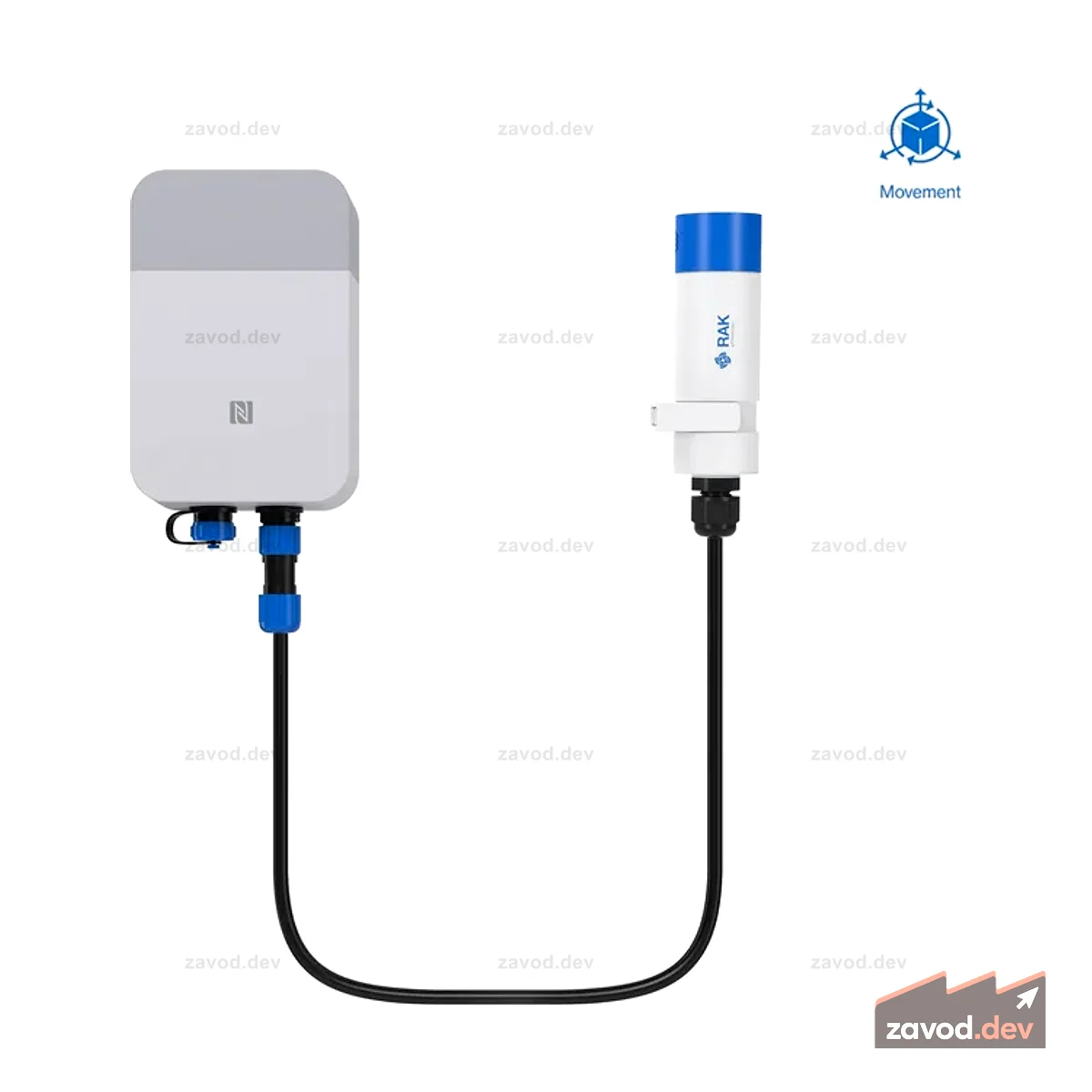 Датчик движения | 3-осевой датчик ускорения | LoRaWAN/NB-IoT/сотовый Интернет вещей