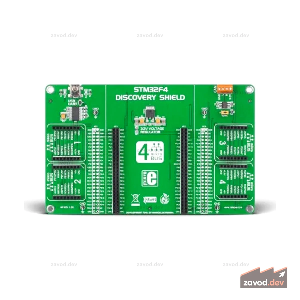 STM32F4 Дискавери Шилд