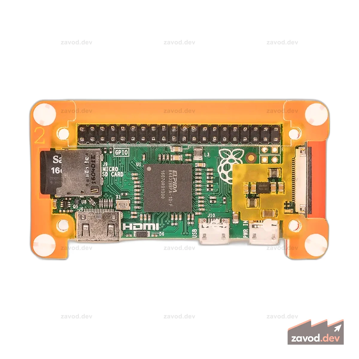 Чехол Pibow Zero для Raspberry Pi Zero версии 1.3