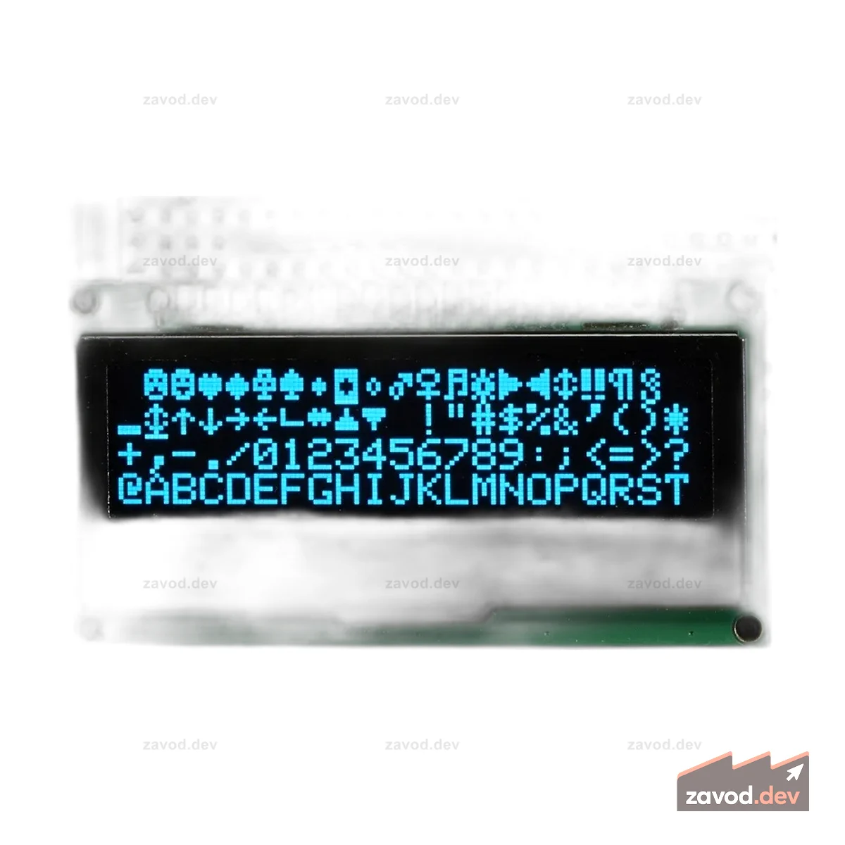 Комплект модуля графического OLED-дисплея монохромный 2.3 128x32