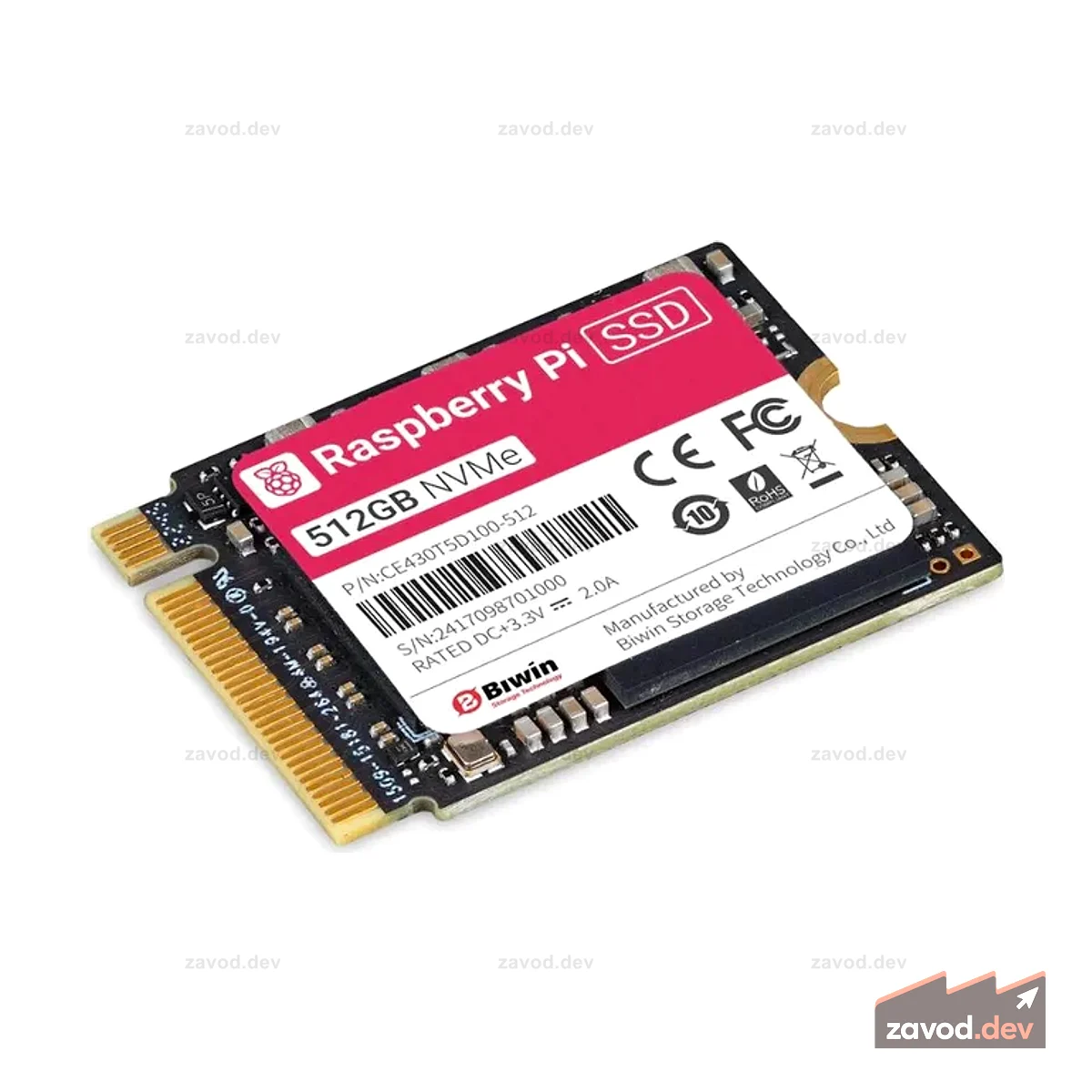 Raspberry Pi SSD – высокоскоростное хранилище NVMe для Raspberry Pi 5