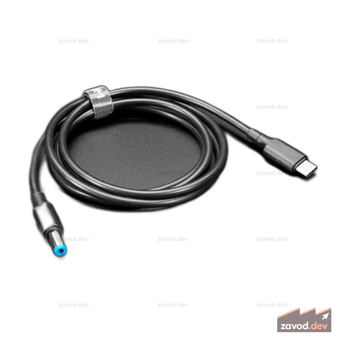 Кабель USB Type C 3.1 PD с цилиндрическим разъемом 5,5 мм — выход 9 В, 5 А