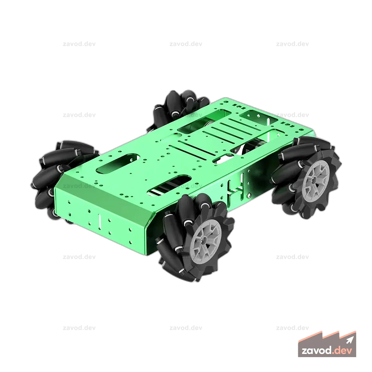 Hiwonder большое металлическое шасси автомобиля 4WD для робота Arduino/Raspberry Pi/ROS с мотор-редуктором 12 В