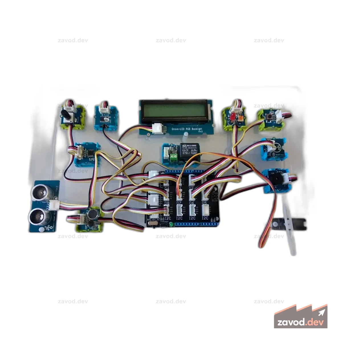Комплект Teacher's Grove с Arduino UNO и коробкой для хранения.