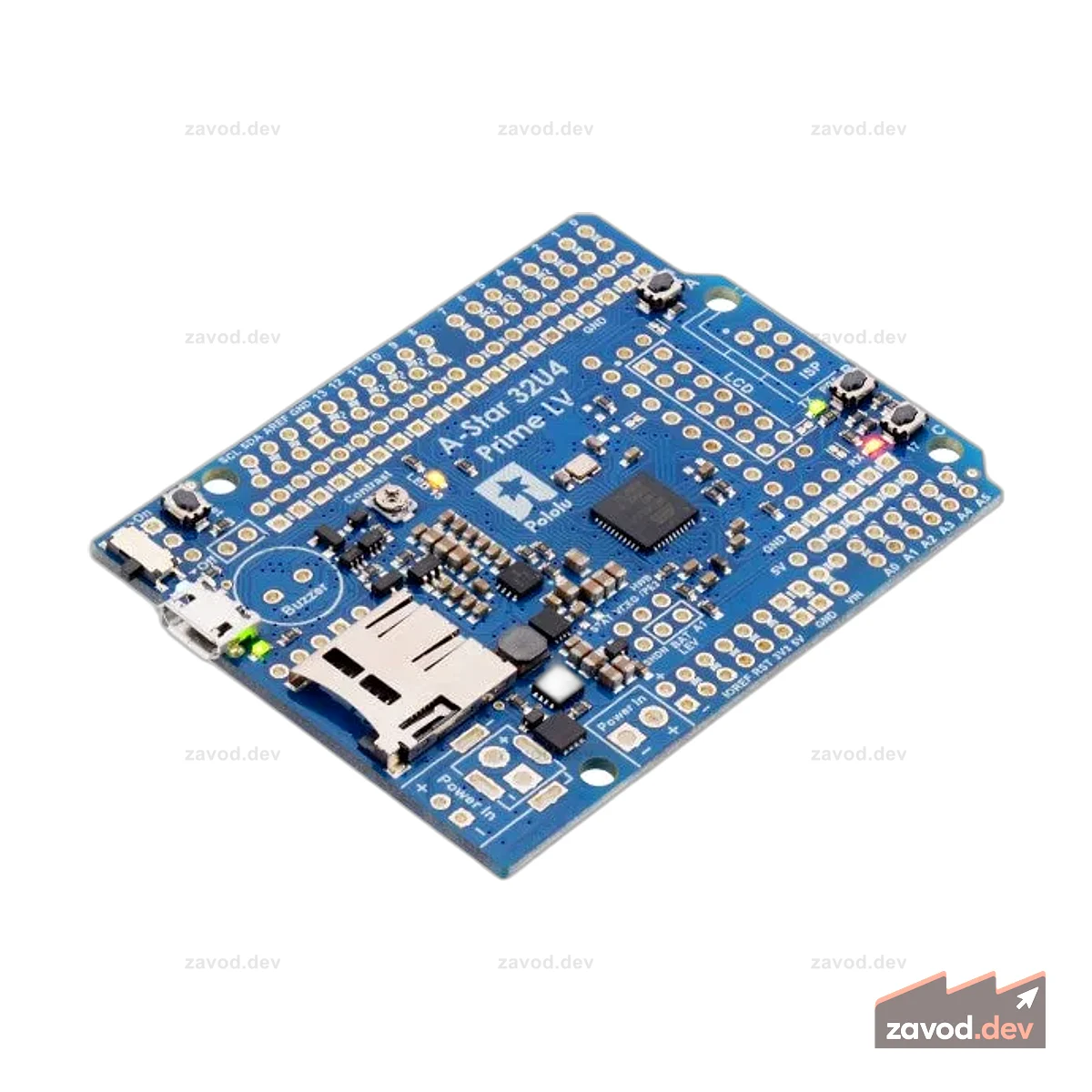 A-Star 32U4 Prime LV microSD (только компоненты SMT)