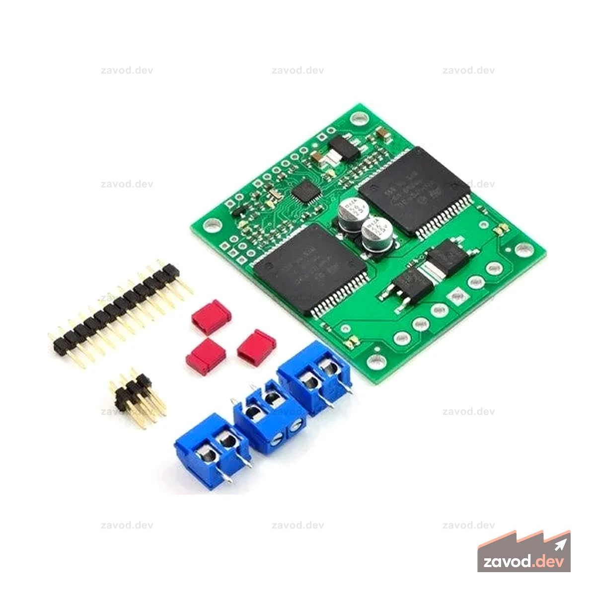 Pololu Qik 2s12v10 Контроллер двигателя с двойным последовательным интерфейсом