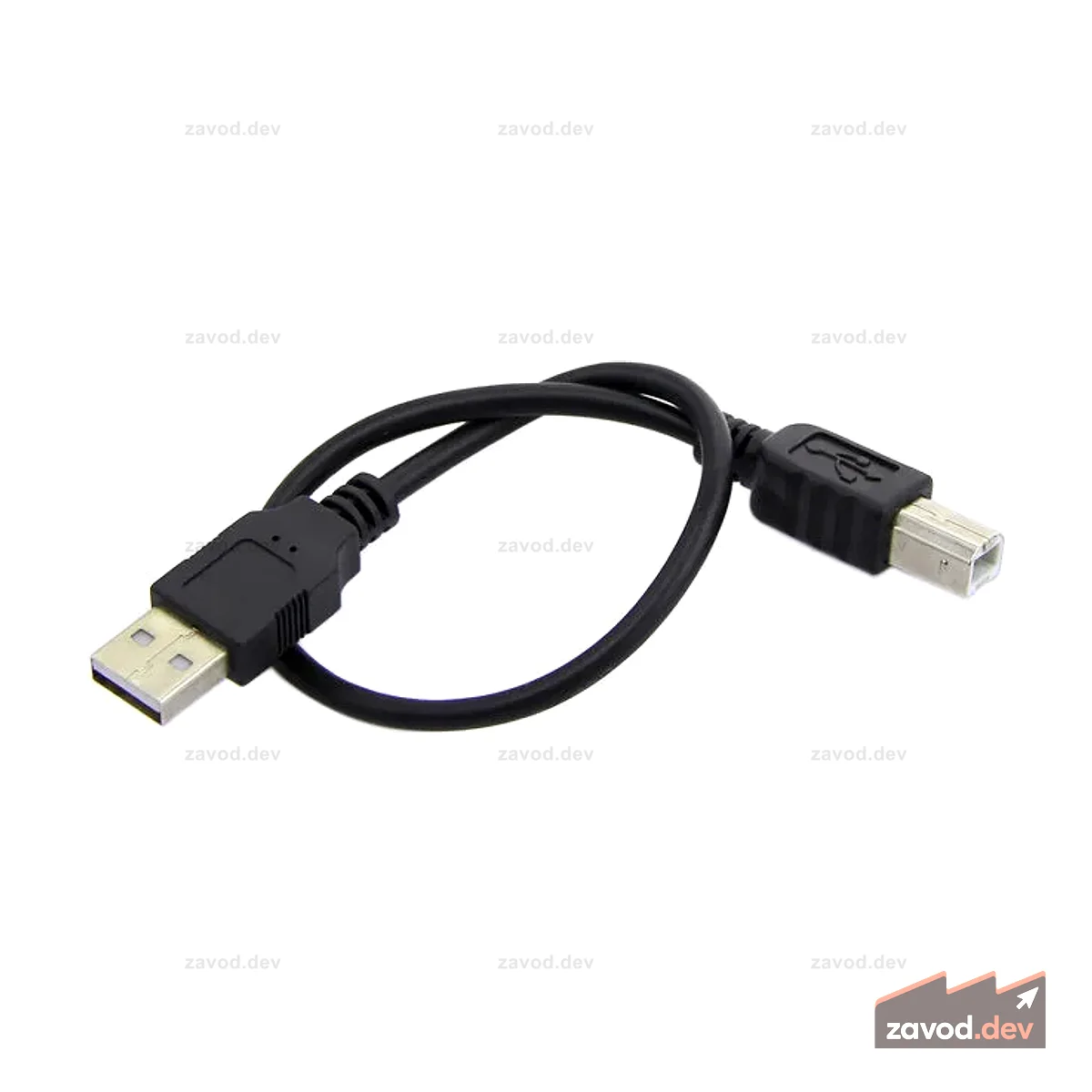 USB-кабель типа A–B — 30 см, черный