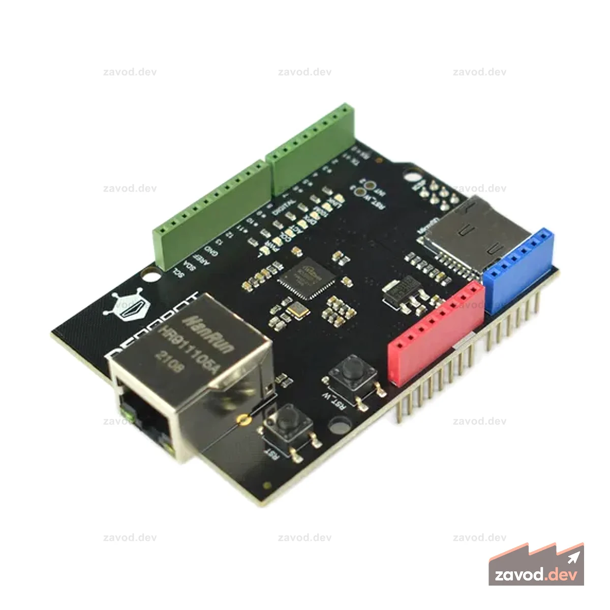 DFRduino Ethernet Shield V3.0 - W5100S (поддержка Mega и Micro SD)