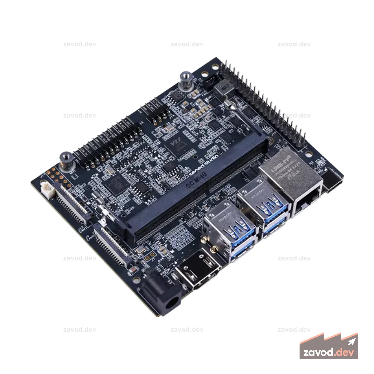 reComputer J401 - Несущая плата с открытым исходным кодом для Jetson Orin Nano/Orin NX (без адаптера питания)