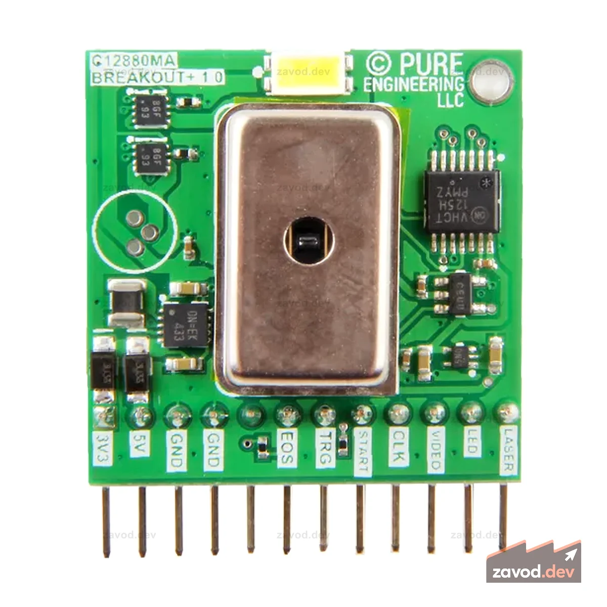 Hamamatsu C12880MA MEMS u-спектрометр и коммутационная плата