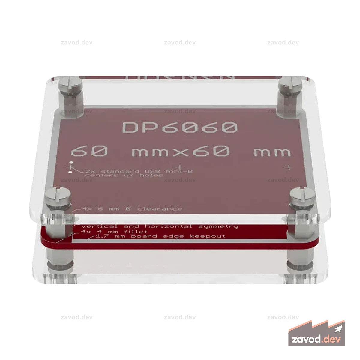 Базовый чехол Sick Of Beige v1, квадратный 60 мм (DP6060)