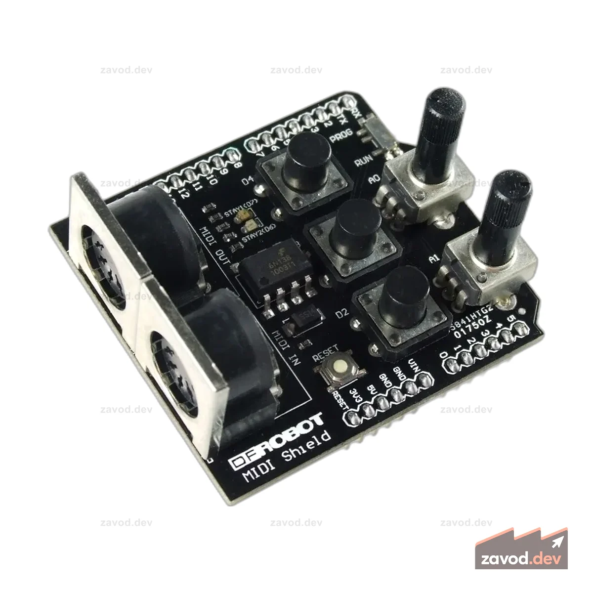 MIDI Shield (совместимость с Arduino)(Снято с производства)