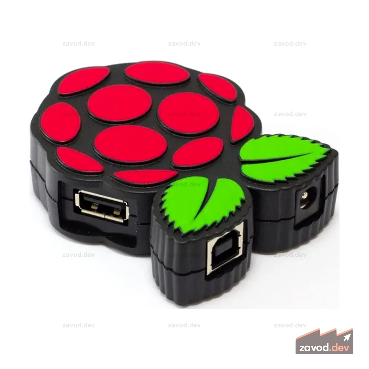 PIHUB - USB-концентратор для Raspberry Pi с адаптером питания США