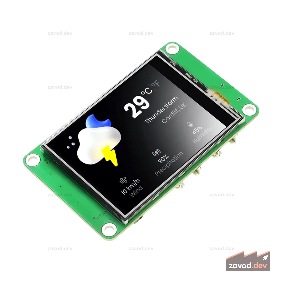 Дисплей CrowPanel Pico DIS09024P 2,4 дюйма, 320 x 240, HMI TFT, сенсорный ЖК-экран