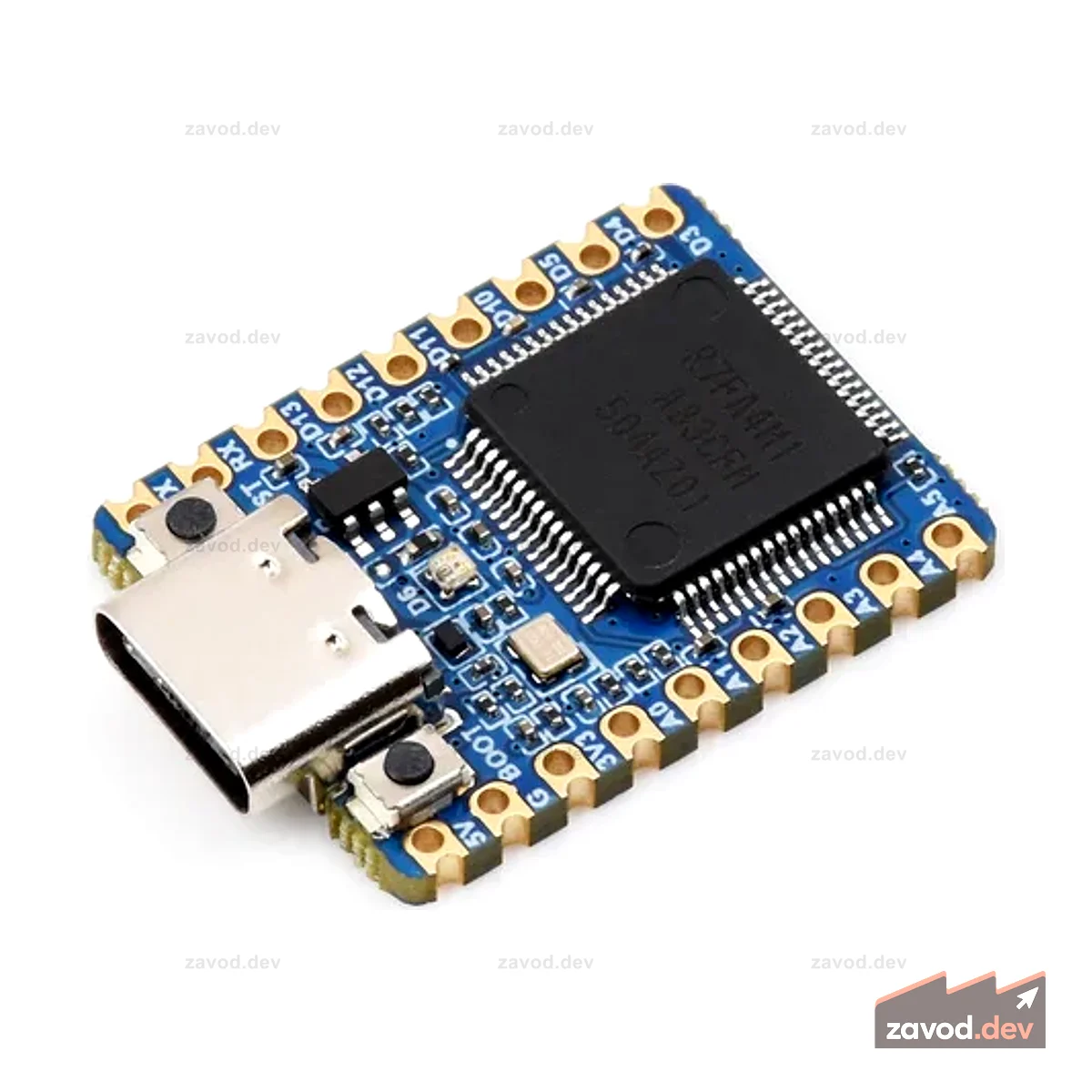RA4M1-Zero Mini Макетная плата – 32-битный MCU, 48 МГц, FPU, шифрование прошивки