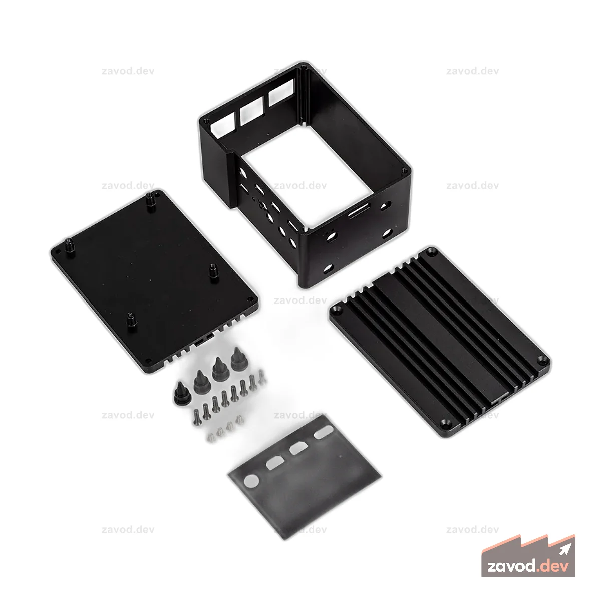 RAK7244C Металлический корпус для Raspberry Pi 4 Model B 1 ГБ/2 ГБ/4 ГБ/8 ГБ