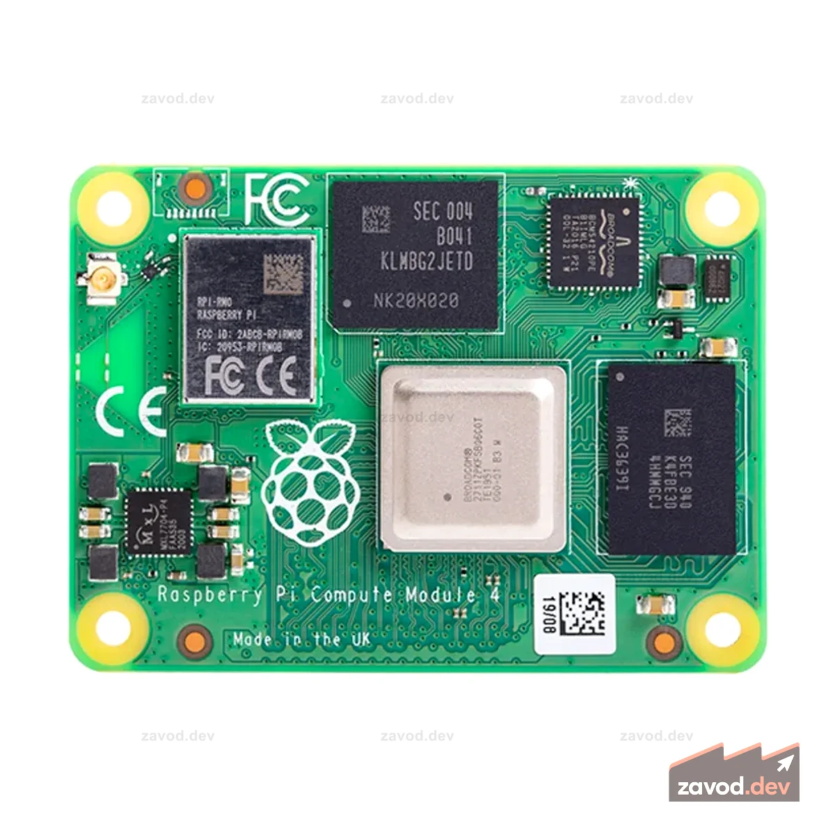 Вычислительный модуль Raspberry Pi 4 32 ГБ (беспроводная версия) — 4 ГБ ОЗУ