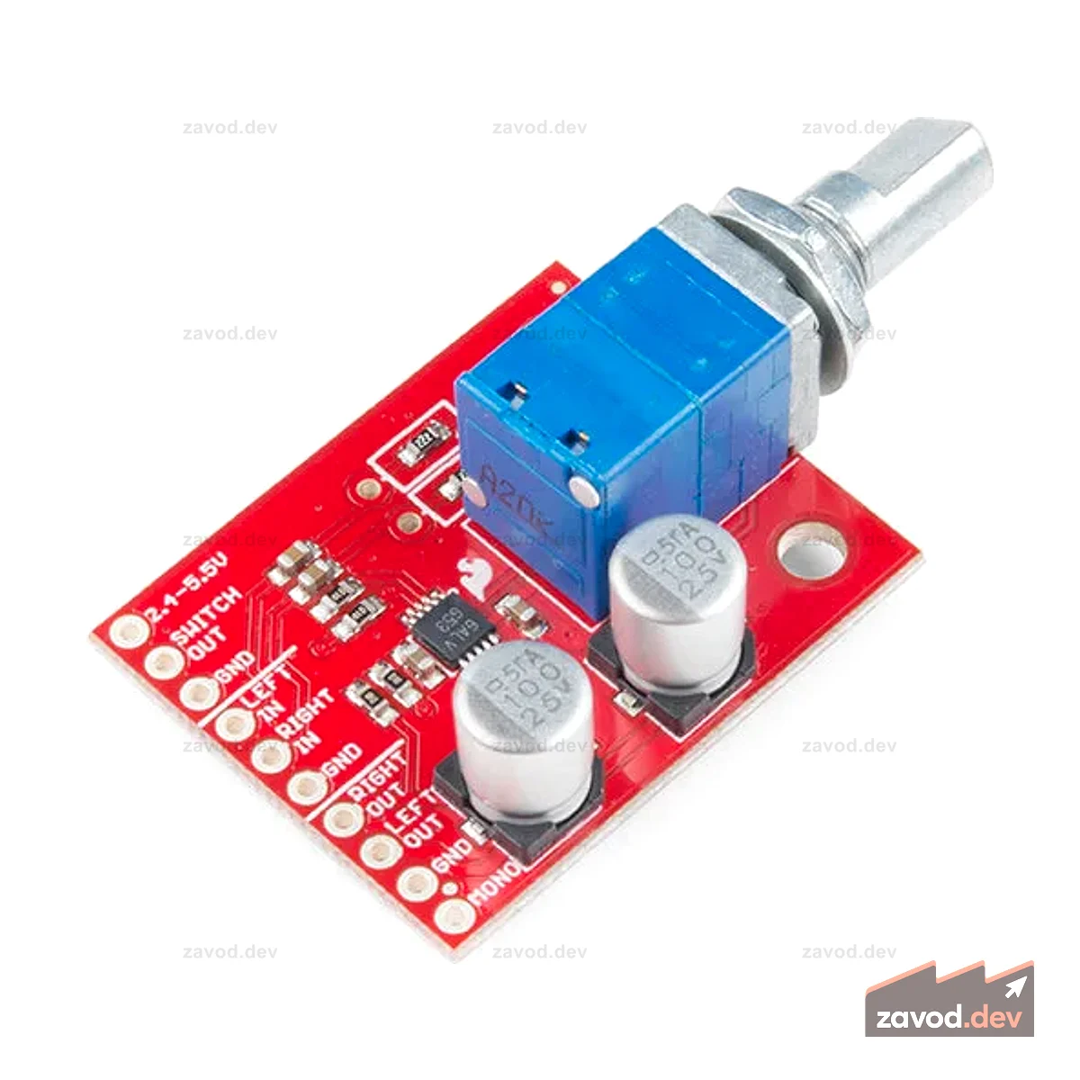 Стереоусилитель SparkFun Noisy Cricket — 1,5 Вт