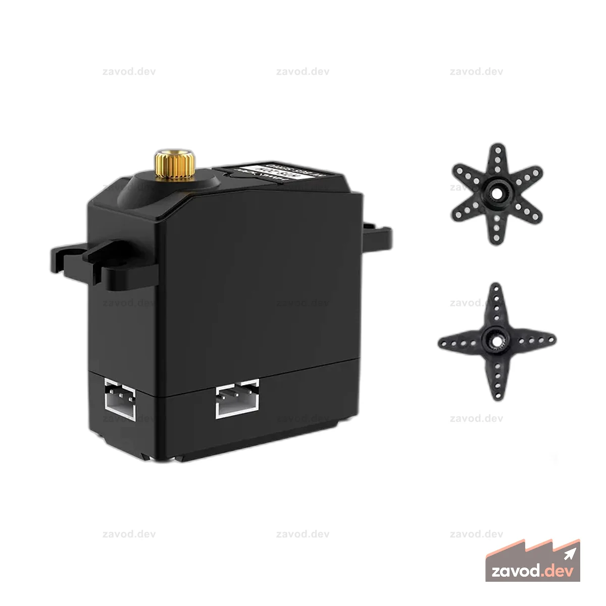 Hiwonder HTS-20H Высоковольтный сервопривод с последовательной шиной, крутящим моментом 20 кг и функцией обратной связи по данным