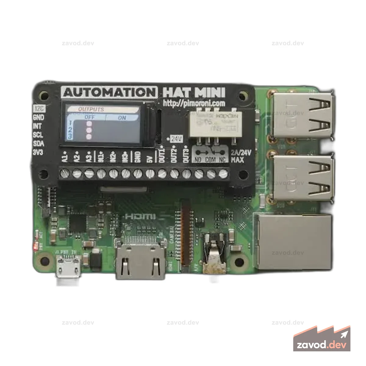 Pimoroni Automation HAT Mini