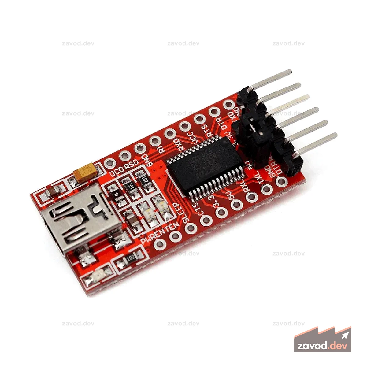 Конвертер Mini USB в TTL FTDI 232