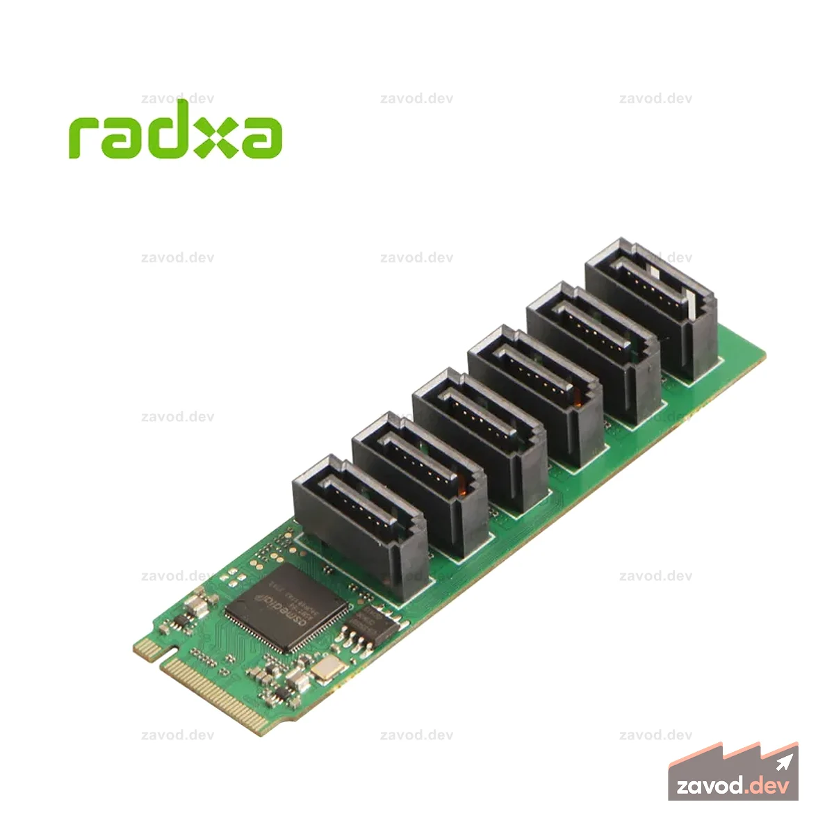 Адаптер Radxa M.2 к Hexa SATA-6x Плата расширения SATA