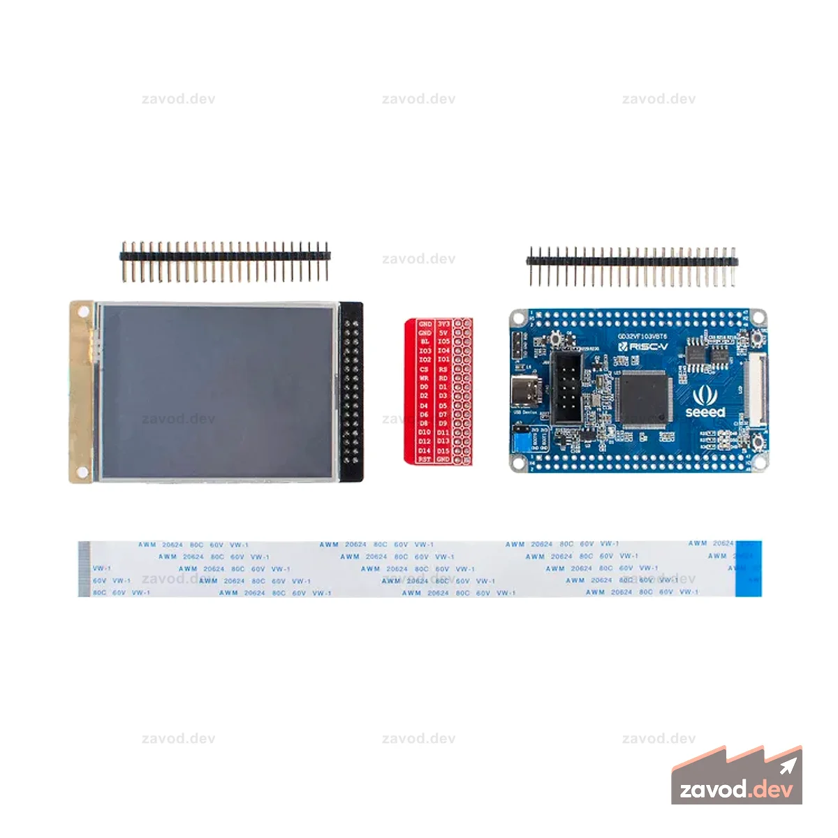 Комплект SeeedStudio GD32 RISC-V с ЖК-дисплеем