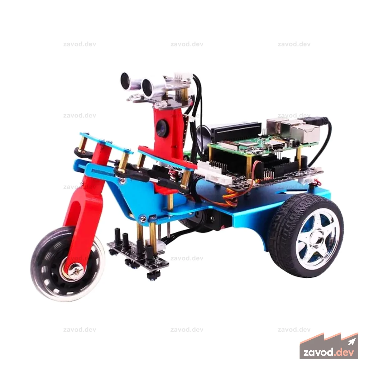 Умный робот Yahboom Trikebot с WIFI-камерой и Raspberry Pi 4 1G
