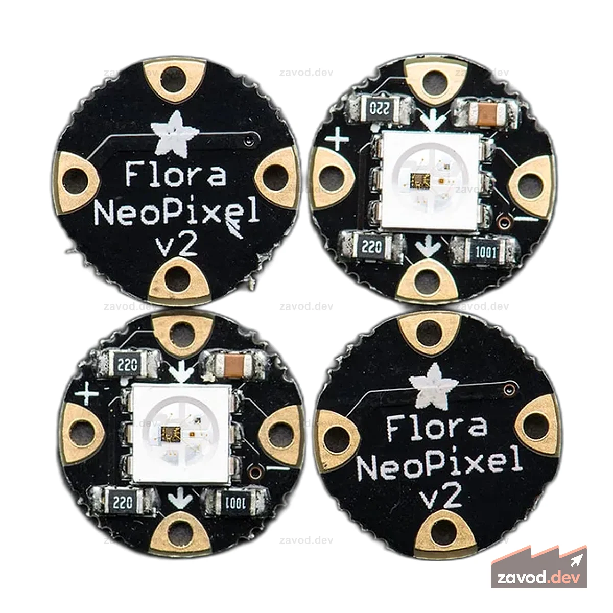 Flora RGB Smart Neo Pixel версия 2(4 )