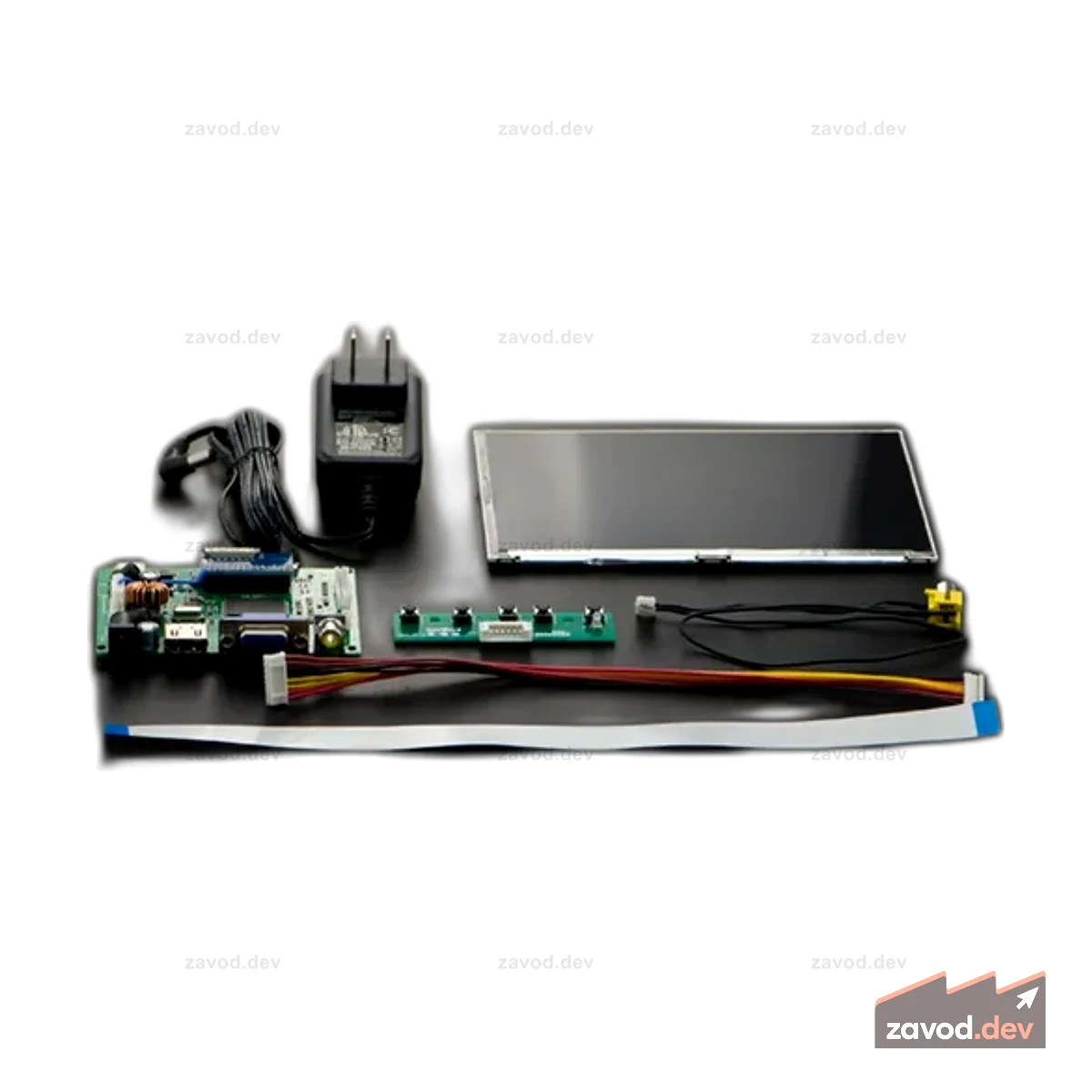 7-диагональный — IPS-дисплей 1280x800 HDMI/VGA/AV