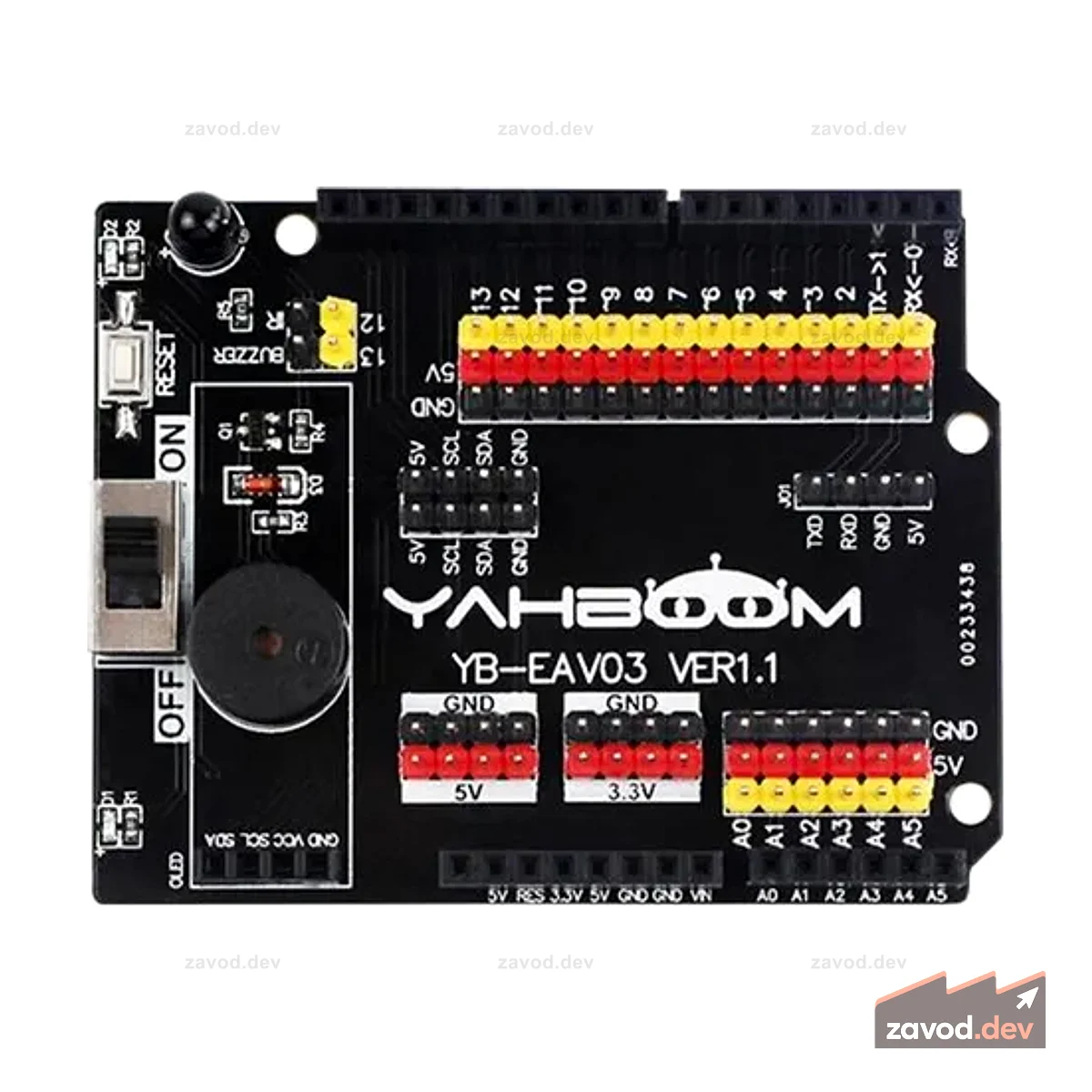 Плата расширения Yahboom Uno IO, совместимая с Arduino