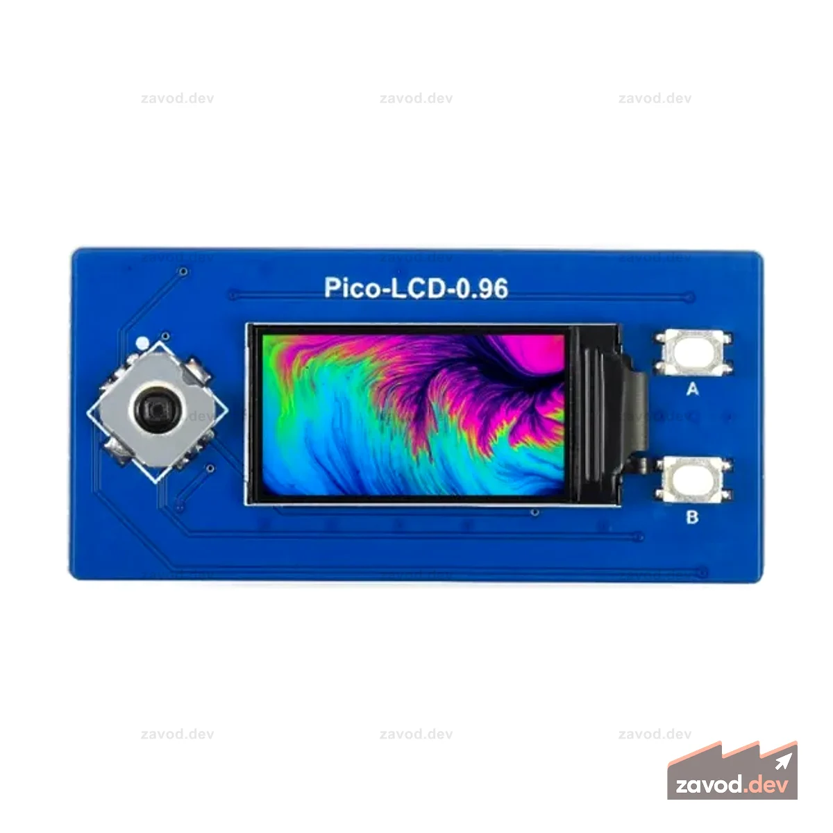 Модуль ЖК-дисплея 0,96 дюйма для Raspberry Pi Pico, 65 тыс. цветов, 160 × 80, SPI