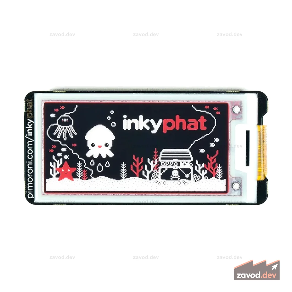 Чернила Pimoroni pHAT (ePaper/eInk/EPD)