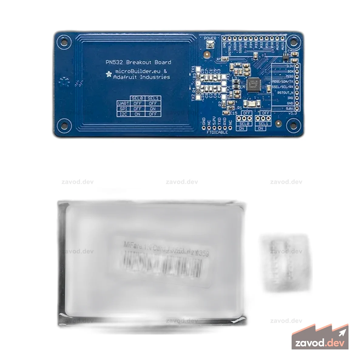 PN532 Коммутационная плата контроллера NFC/RFID [v1.6]