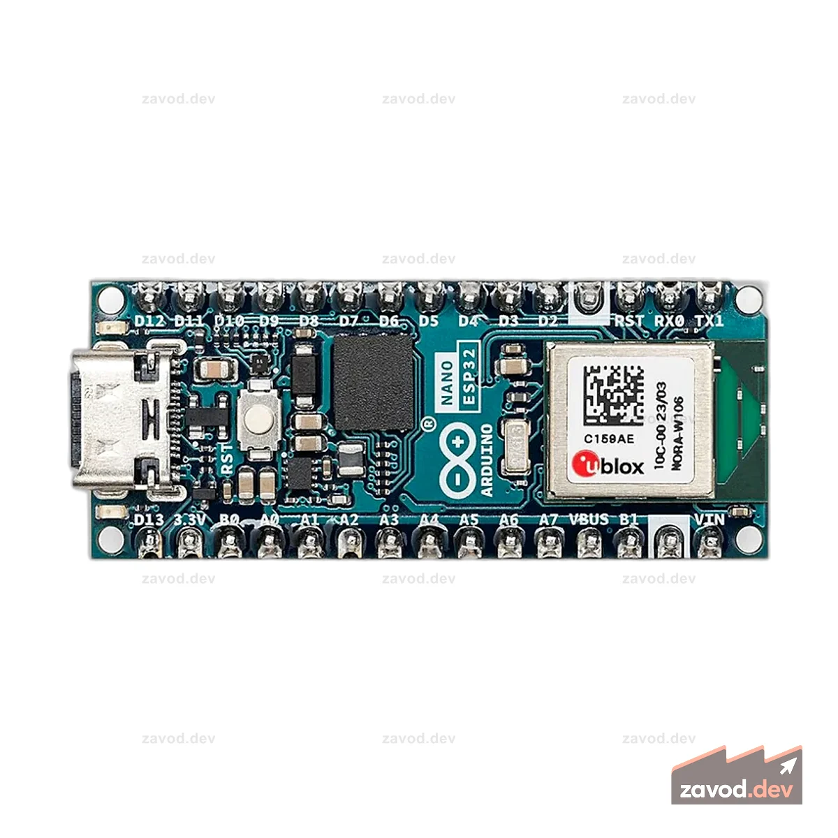 Arduino Nano ESP32 с разъемами