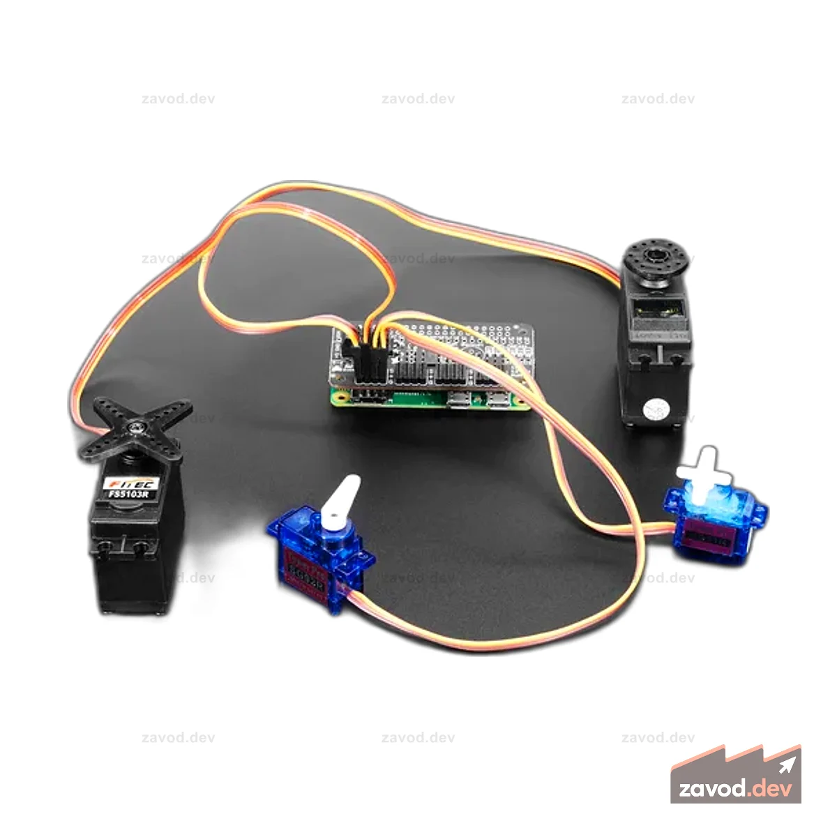 Adafruit 16-канальный ШИМ / крышка сервопривода для Raspberry Pi