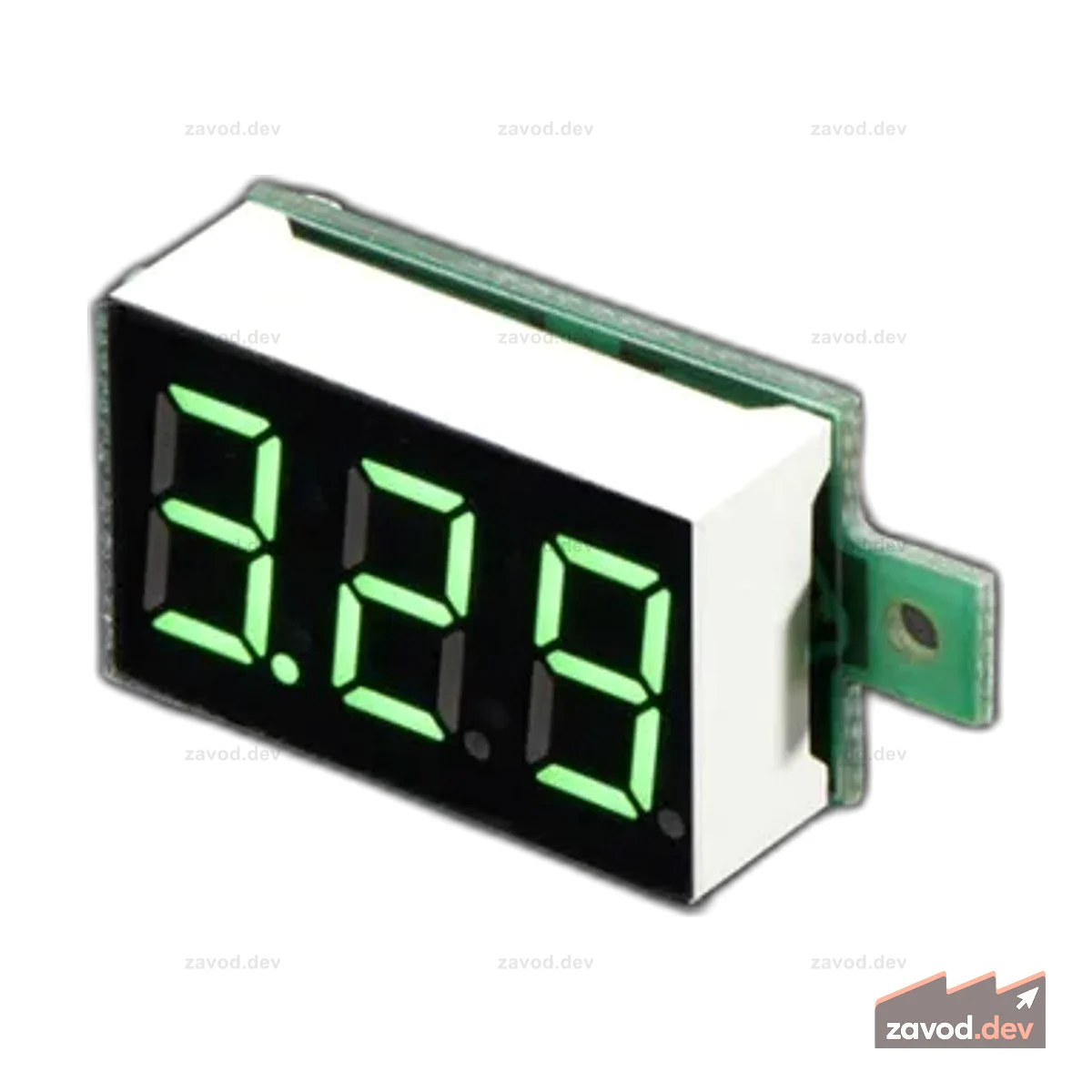 Мини 2-проводной вольтметр (3,2–30 В постоянного тока)