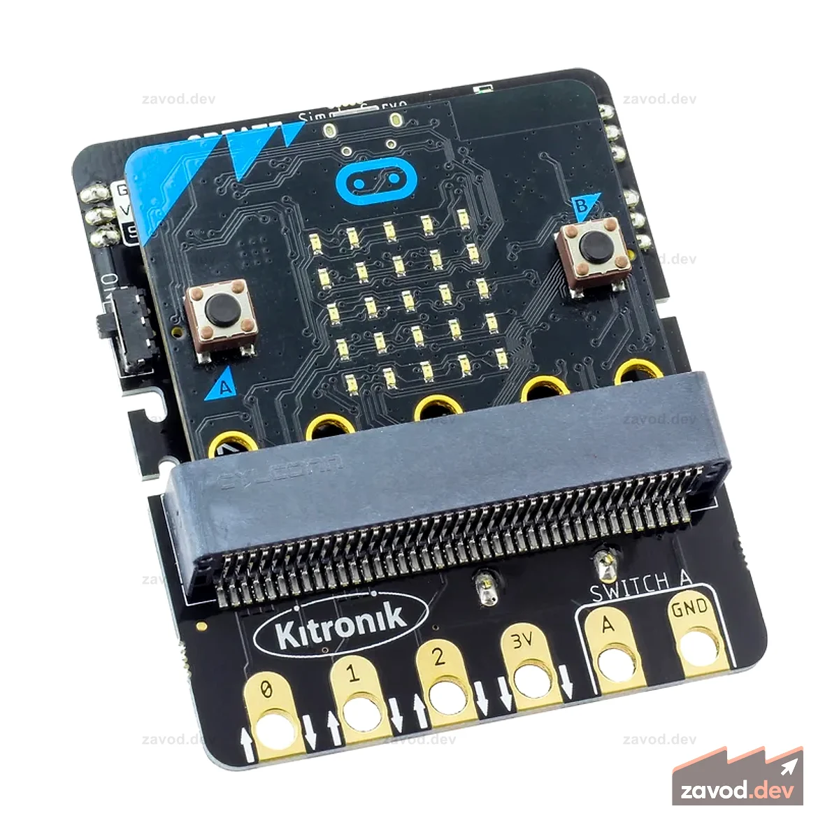 Простая плата управления сервоприводом Kitronik для BBC micro:bit
