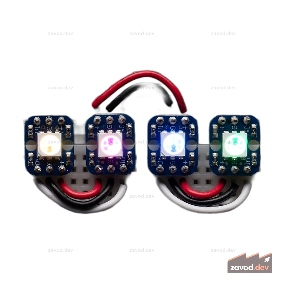 Удобство для макетирования RGB Smart NeoPixel — упаковка из 4 шт.