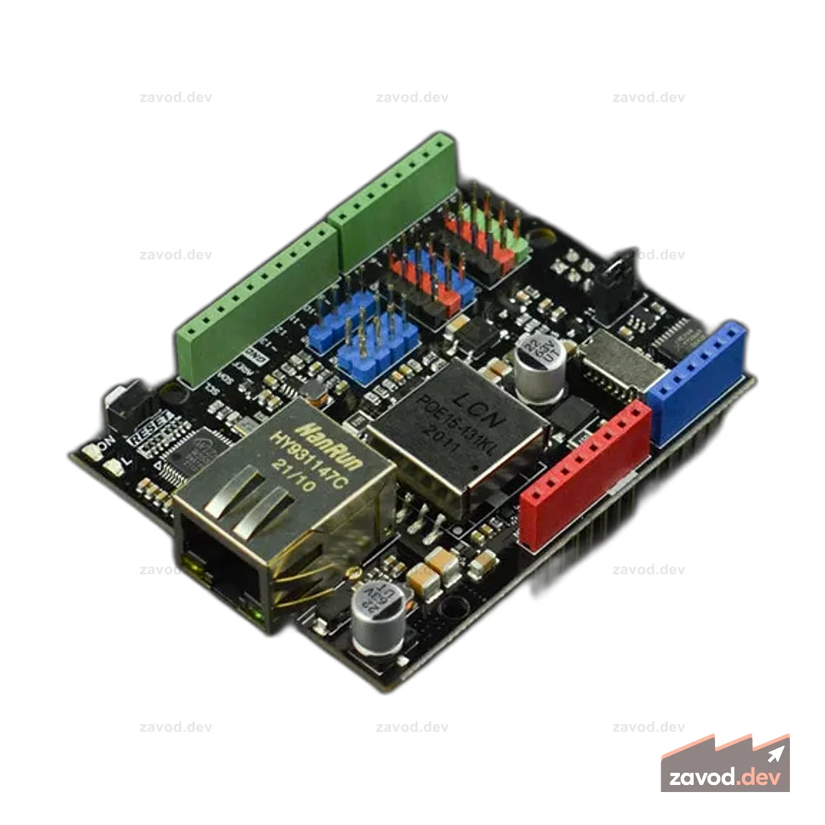 Ethernet и PoE Shield для Arduino - чипсет W5500
