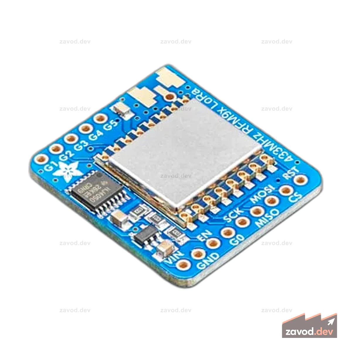 Радиоприёмопередатчик Adafruit RFM96W LoRa — 433 МГц