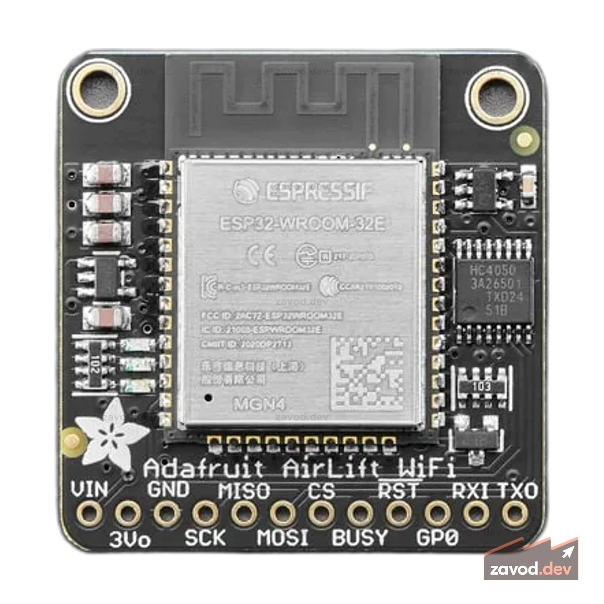 Adafruit AirLift — коммутационная плата сопроцессора ESP32 WiFi