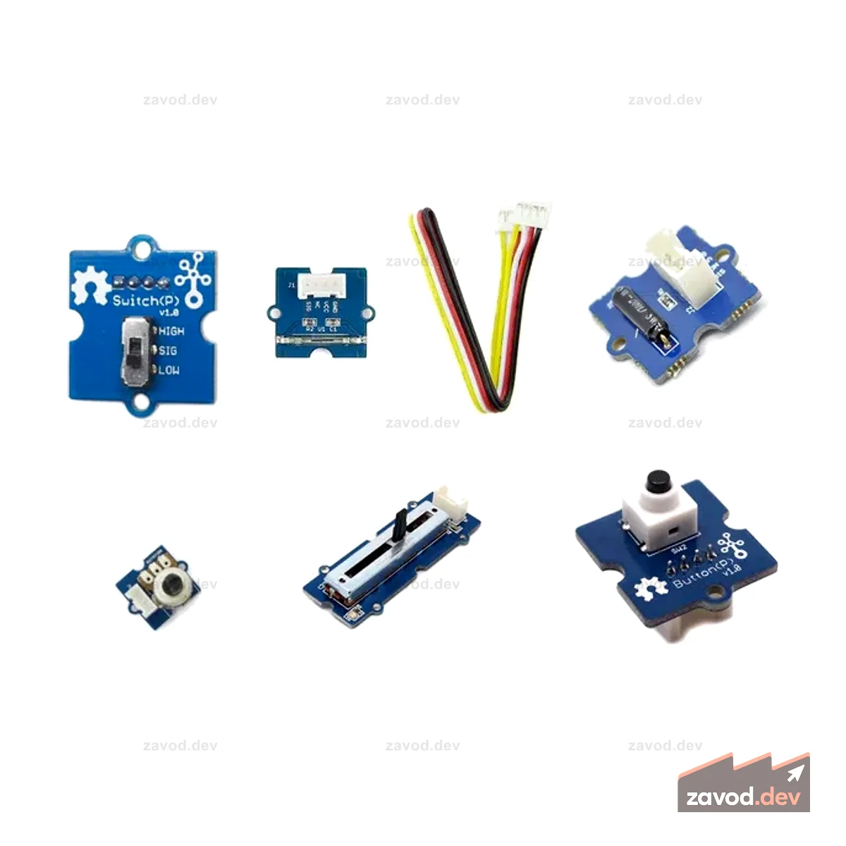 Комплект модулей ввода Grove (6) для Microbit и Arduino