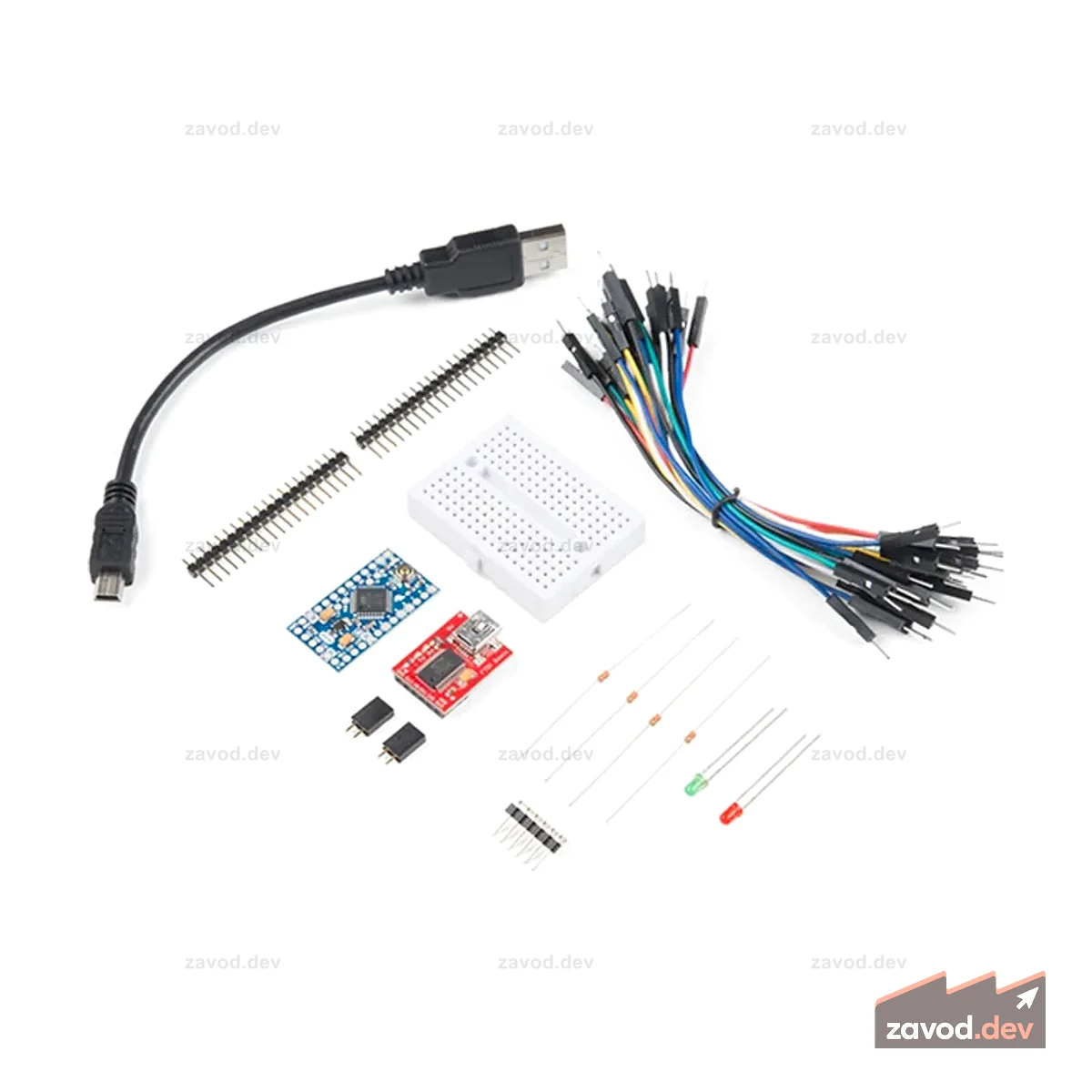 Стартовый комплект SparkFun Arduino Pro Mini — 5 В/16 МГц