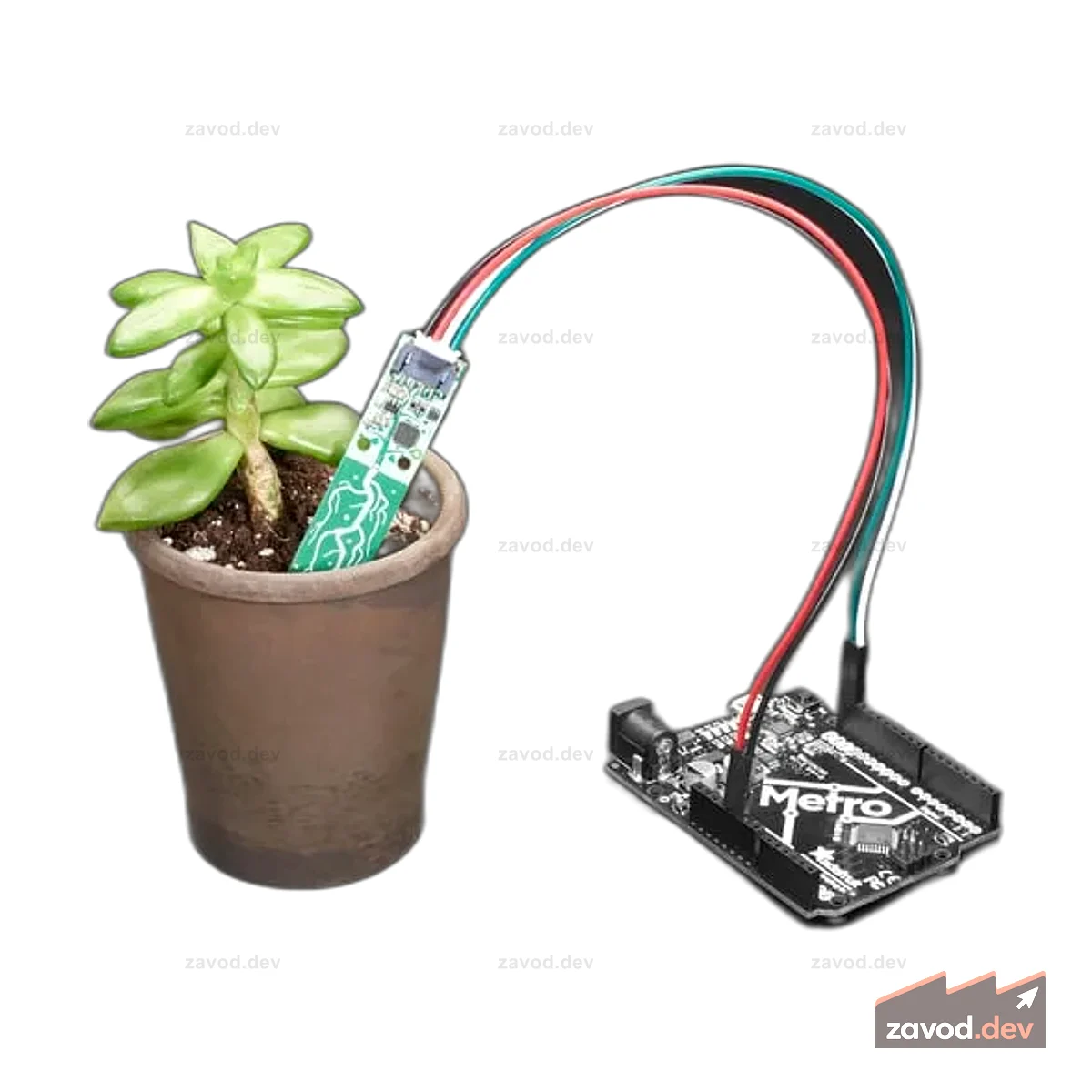 Датчик почвы Adafruit STEMMA - емкостный датчик влажности I2C