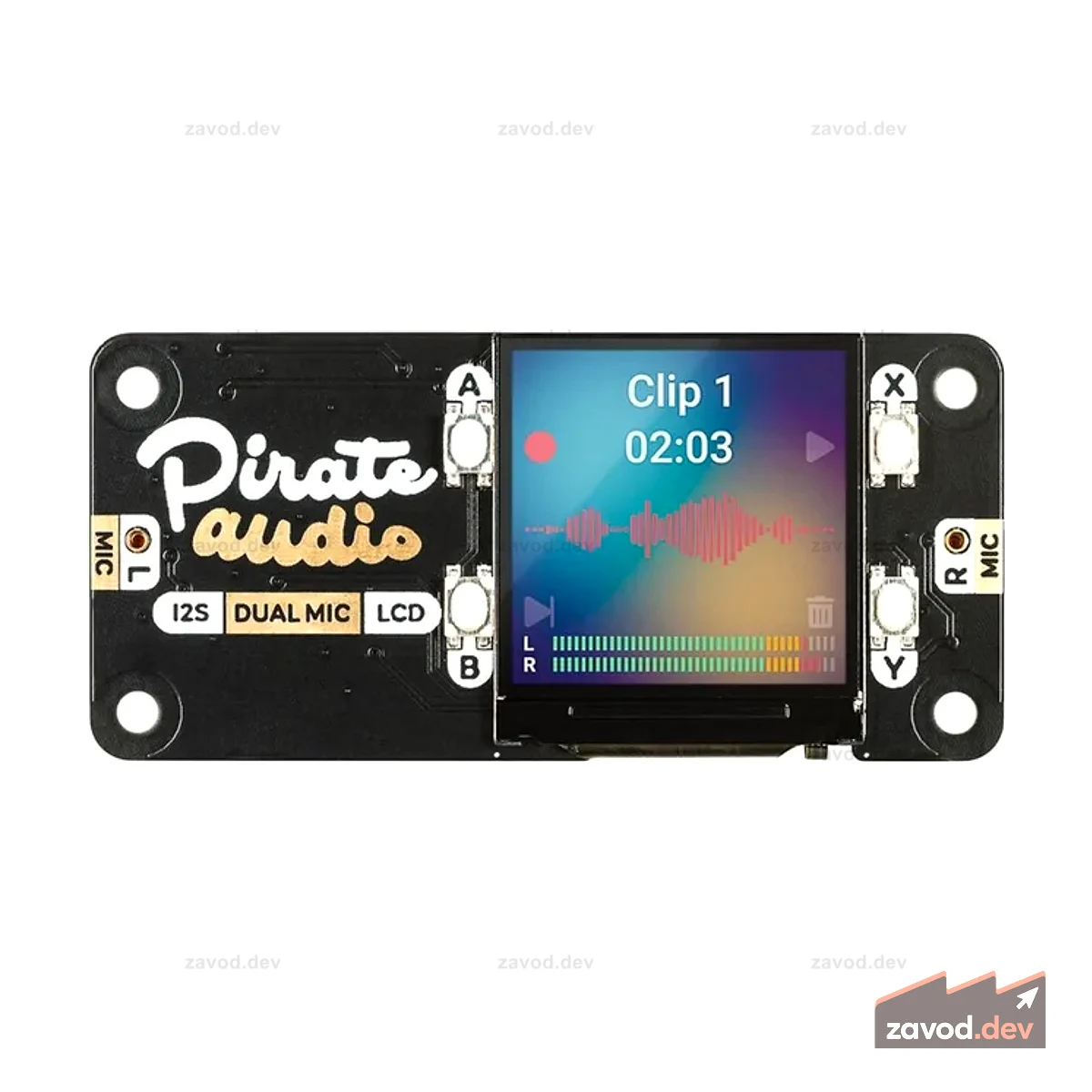 Pirate Audio: двойной микрофон для Raspberry Pi