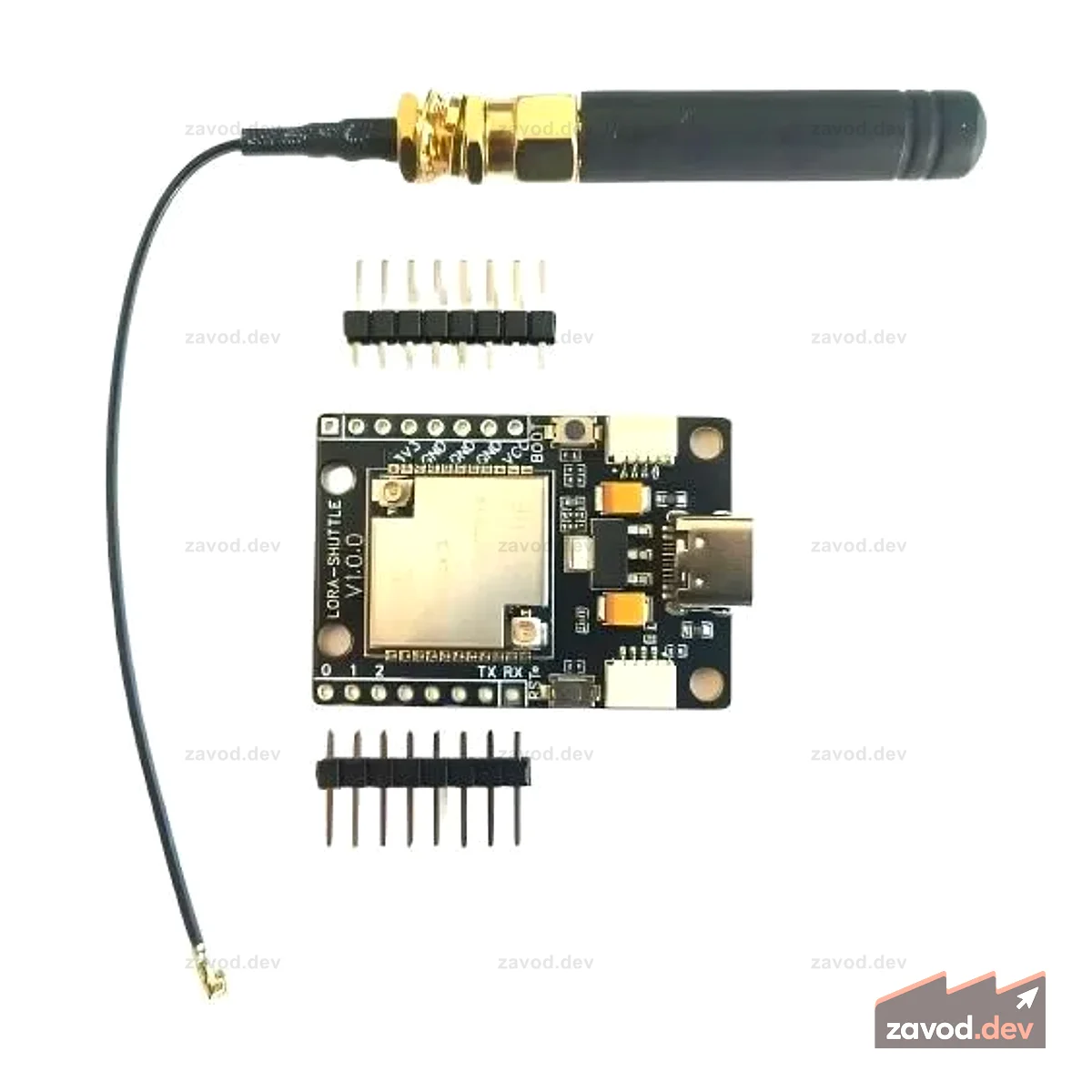 Лора-шаттл: HT-CT62 (Esp32-C3 + SX1262) плата разработчика