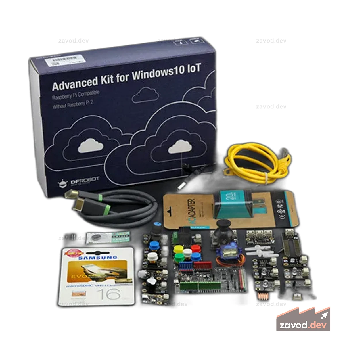 Расширенный комплект для Raspberry Pi 2/3 без Pi(Снято с производства)