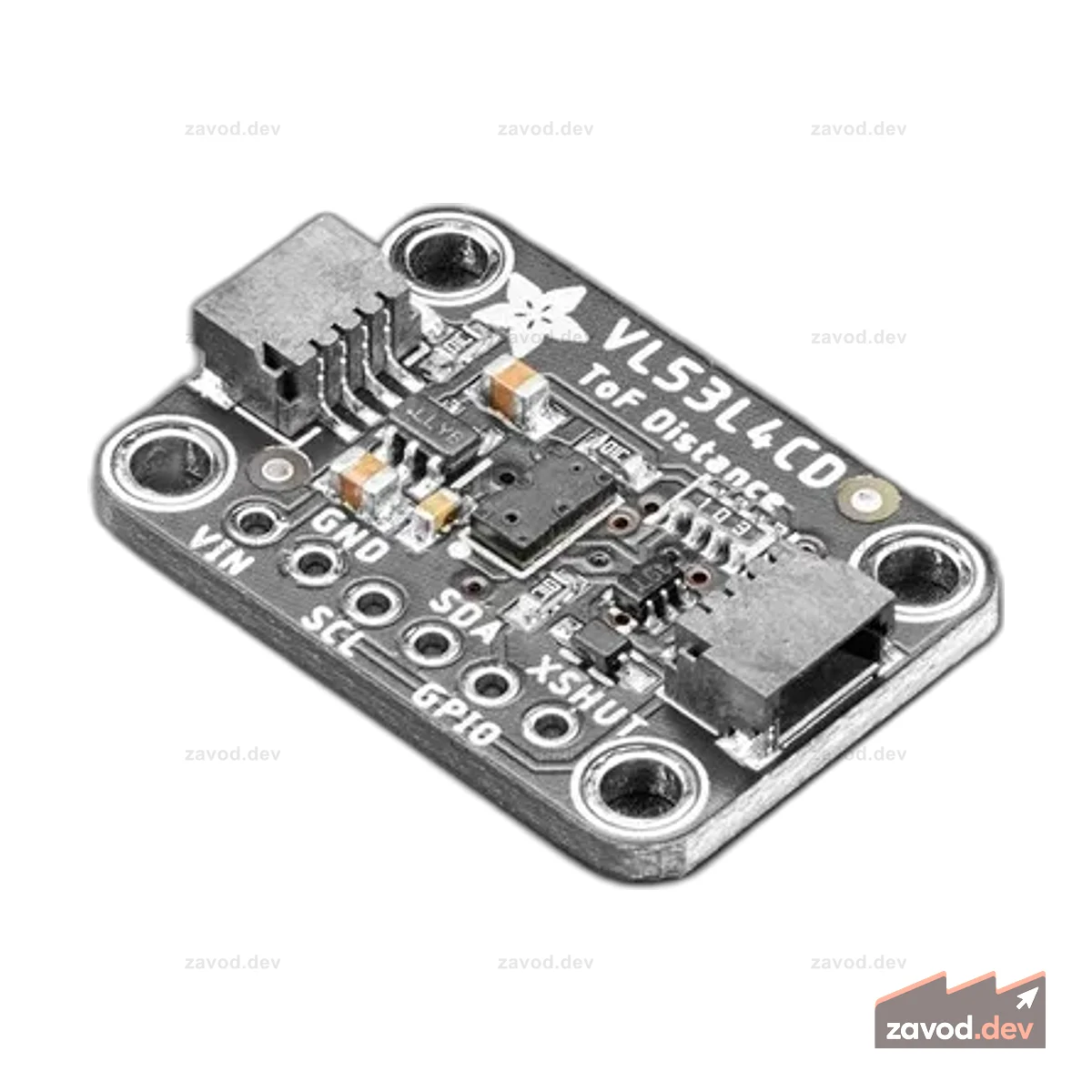 Adafruit VL53L4CD Датчик времени полета — от ~1 до 1300 мм — STEMMA QT / Qwiic